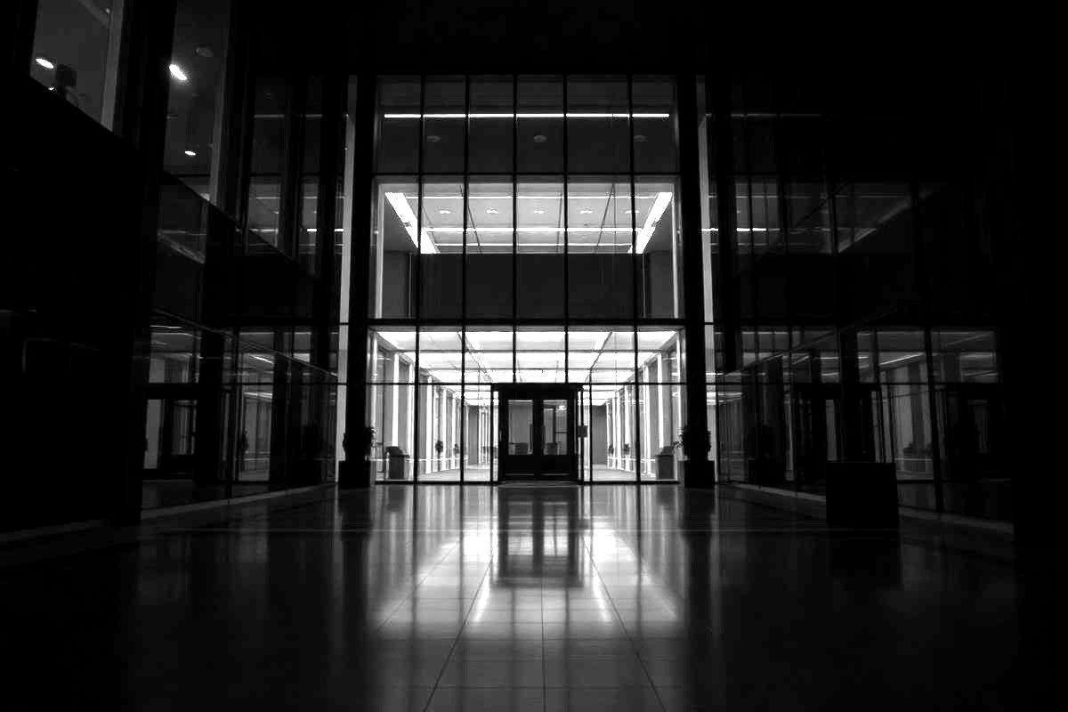 Nordic bank headquarters at night, illustrating the Danske Bank Estonia branch disclosure